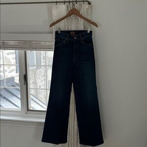 MOTHER Dark Indigo Flare Jeans